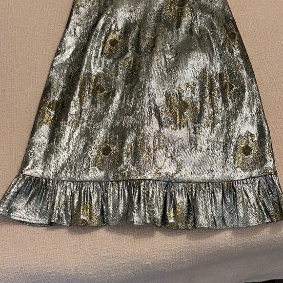 Silver dress Cynthia Rowley size 2 New - Picture 5 of 10